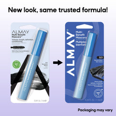 Formulation à la kératine d’Almay Mascara nourrit les cils lors de l’application.