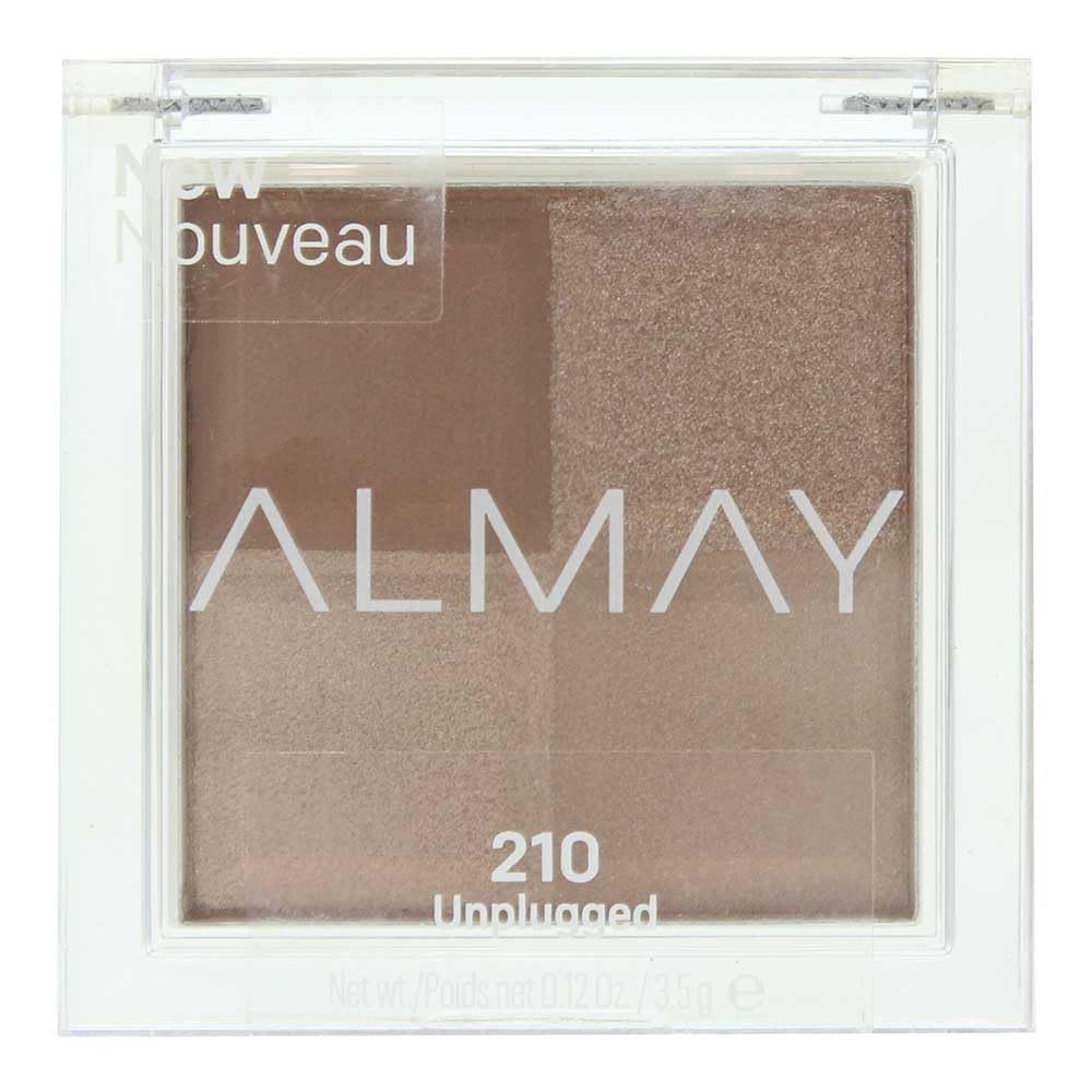 Palette Almay Shadow Squad 210 Débranchee ouverte, idéale pour un look polyvalent du jour.