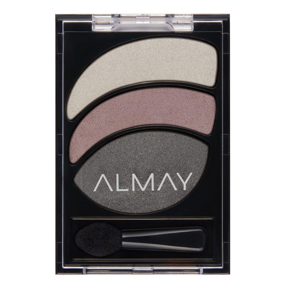 almay shadow trio ombre fumée, palette compacte pour un regard fumé et rapide