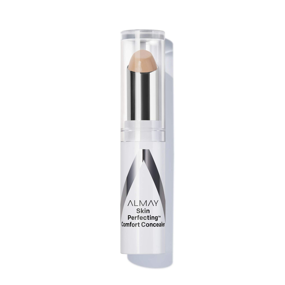 Almay Skin Perfecting Comfort Concealer, boîte compacte pour une application rapide.