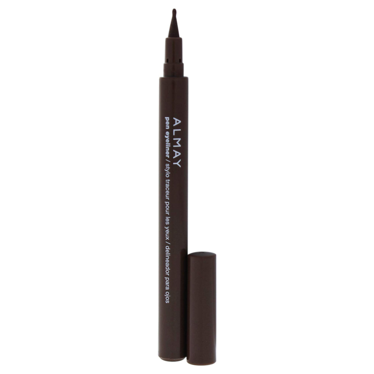 Almay stylo trait des yeux brun avec embout bille pour précision.