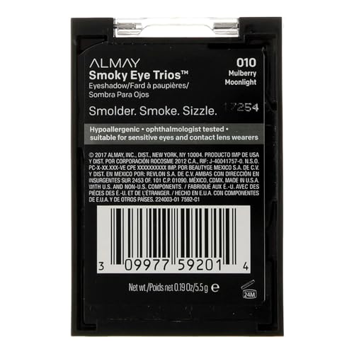 Almay Shadow Trio Mulberry Moonlight — dégradés harmonieux pour un regard intensifié.