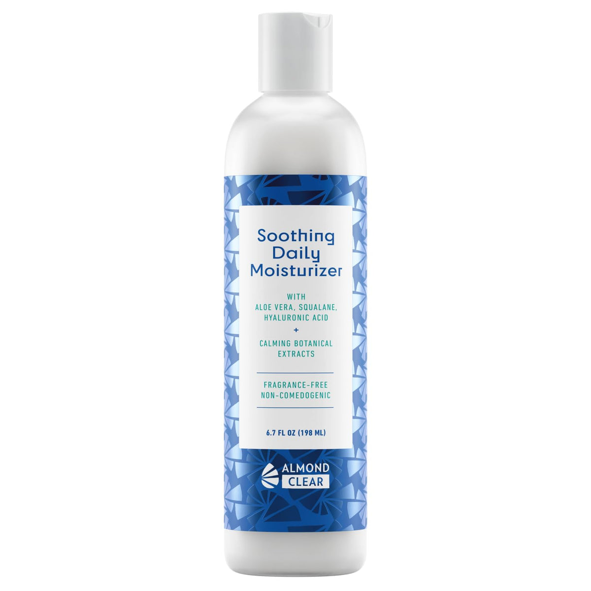 Almond Clear hydratant quotidien — bouteille prête à l’emploi pour une hydratation légère.