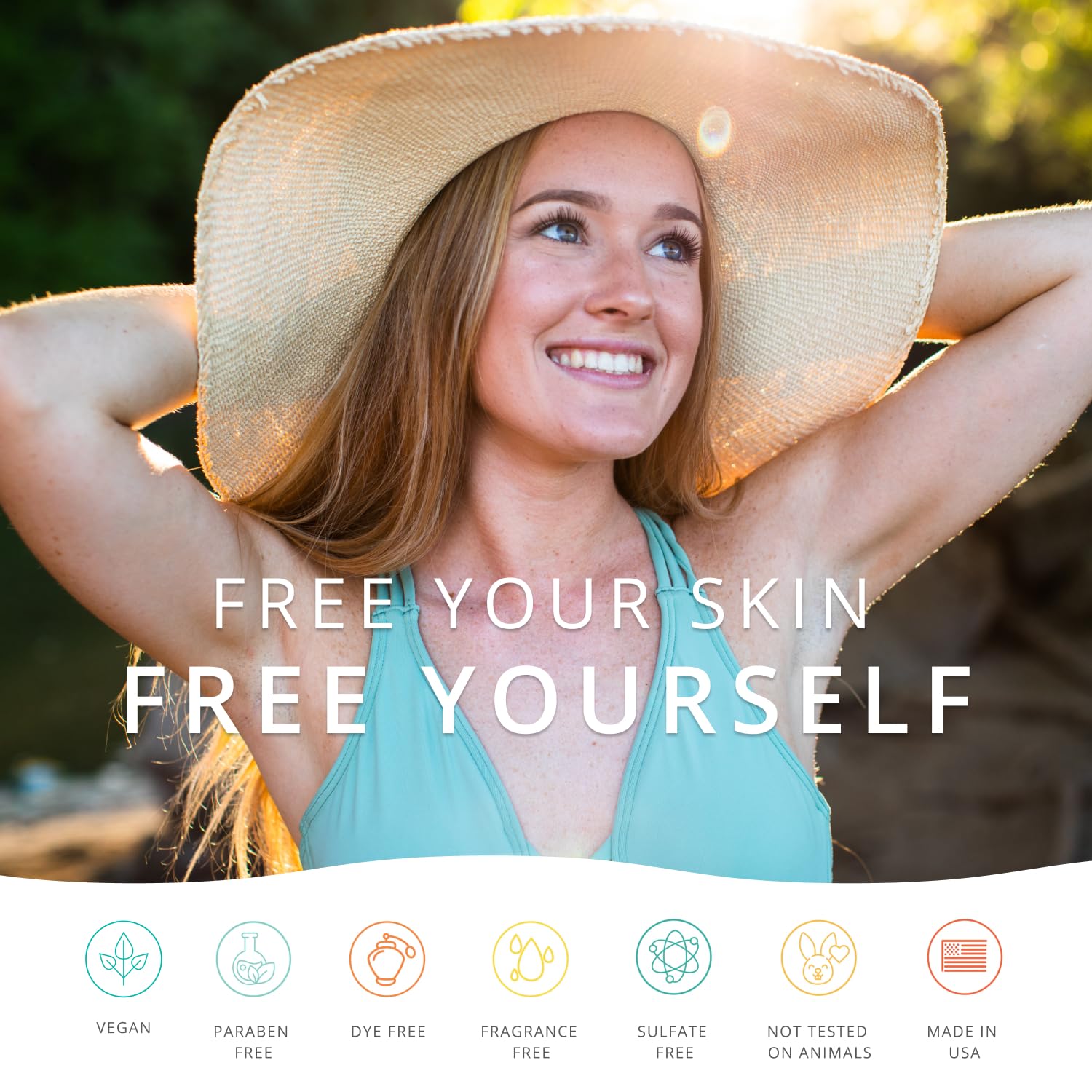 Almond Clear soin visage et corps pratique en une étape.