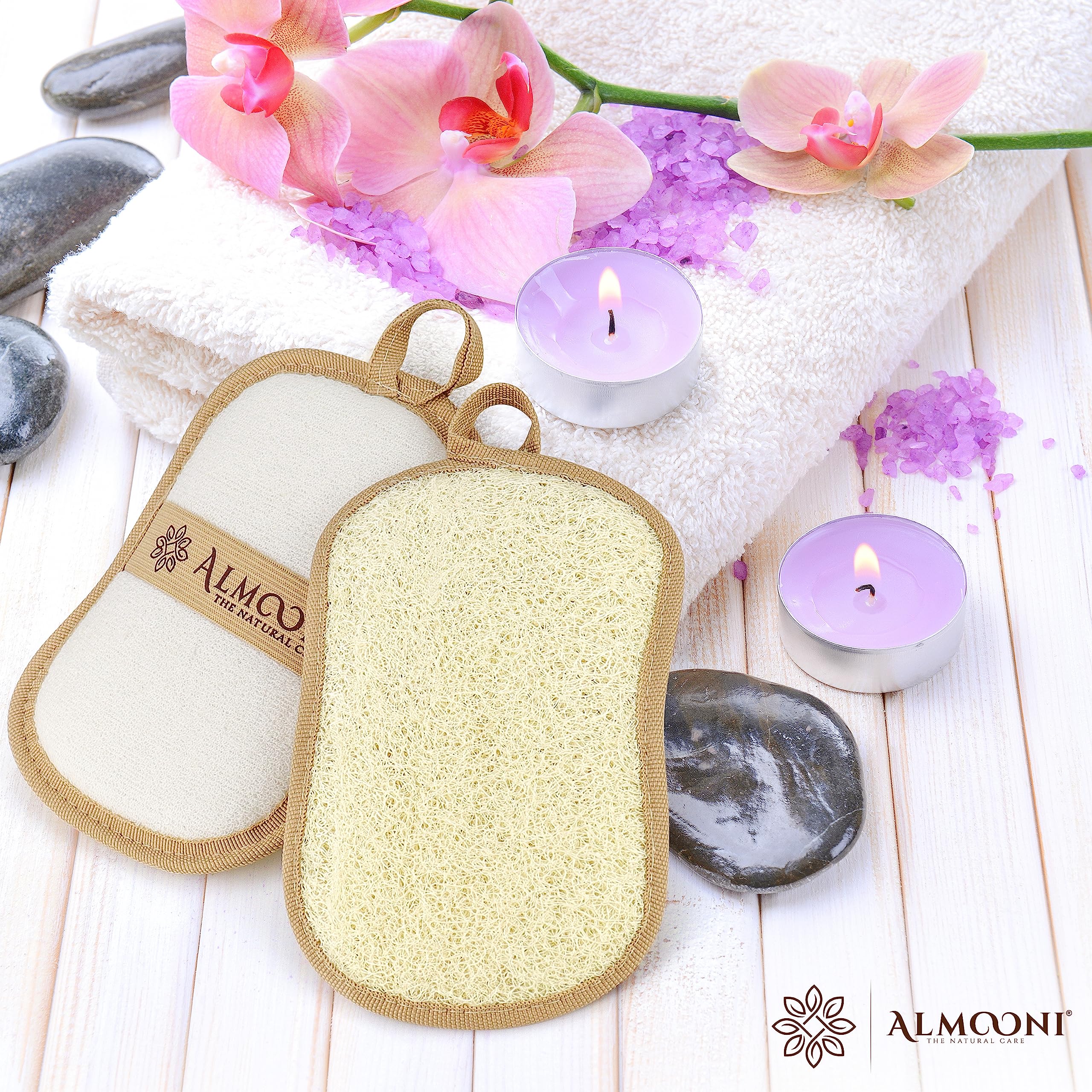 ALMOONI bord anti-effilage pour un séchage rapide et sans fraines.