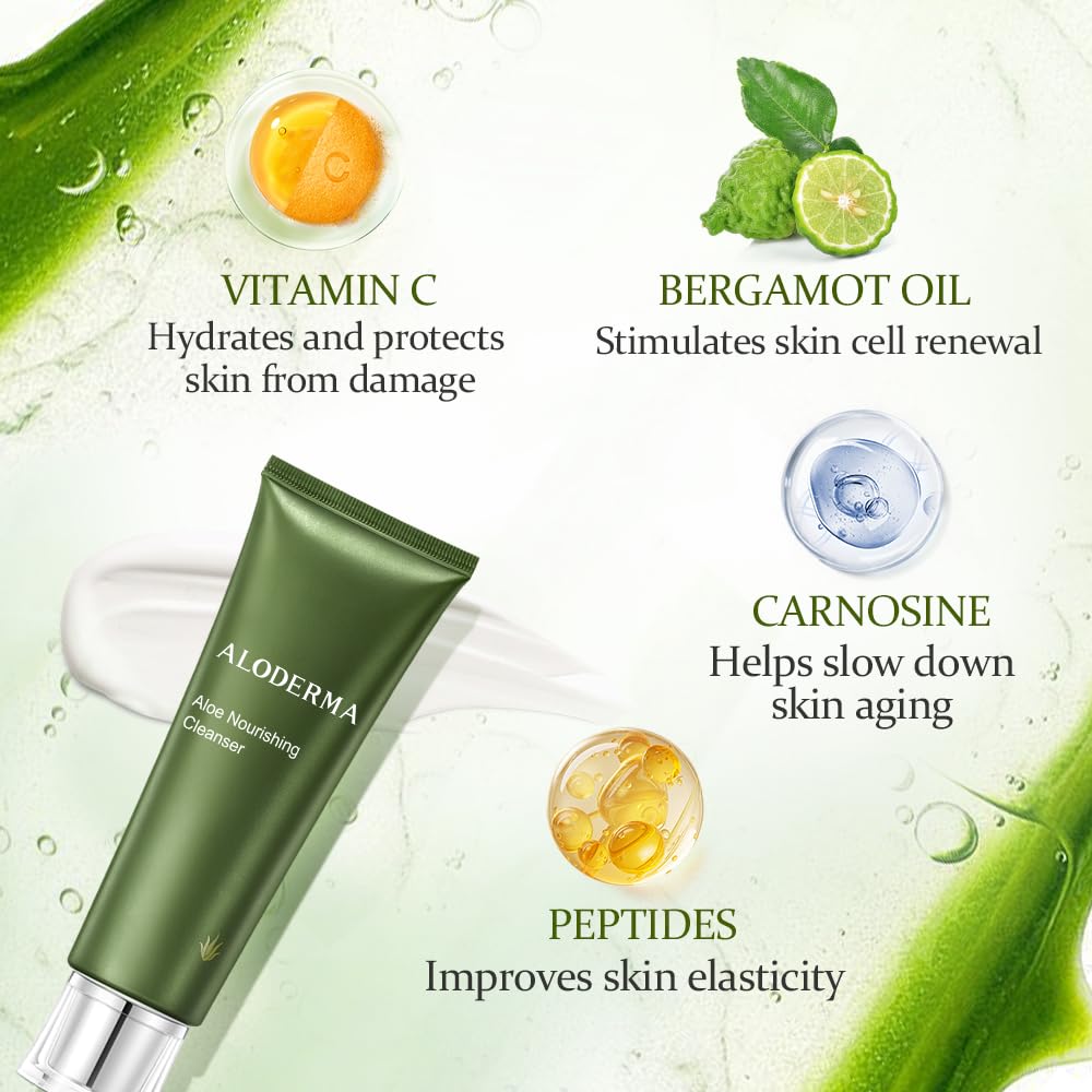 Aloderma aloevera-extrait apporte hydratation douce et nourrissante.