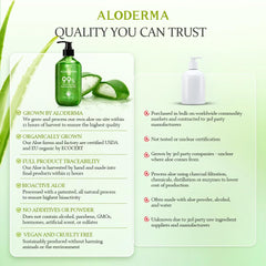 Gel Aloé Véra Aloderma parfum neutre pour peaux sensibles.