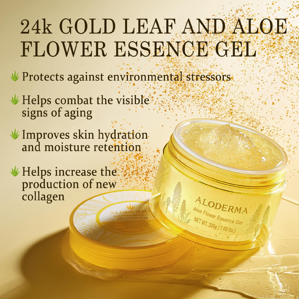 Texture du gel hydratante pour une peau douce et lumineuse.