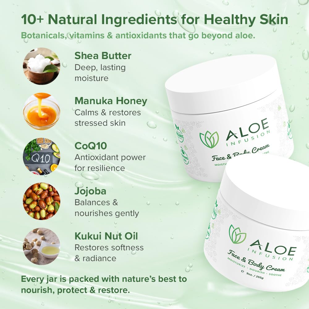Aloe Infusion sans parfum, cruelty-free et sans parabènes