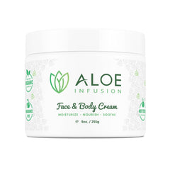 Aloe Infusion crème visage et corps pour hydratation rapide