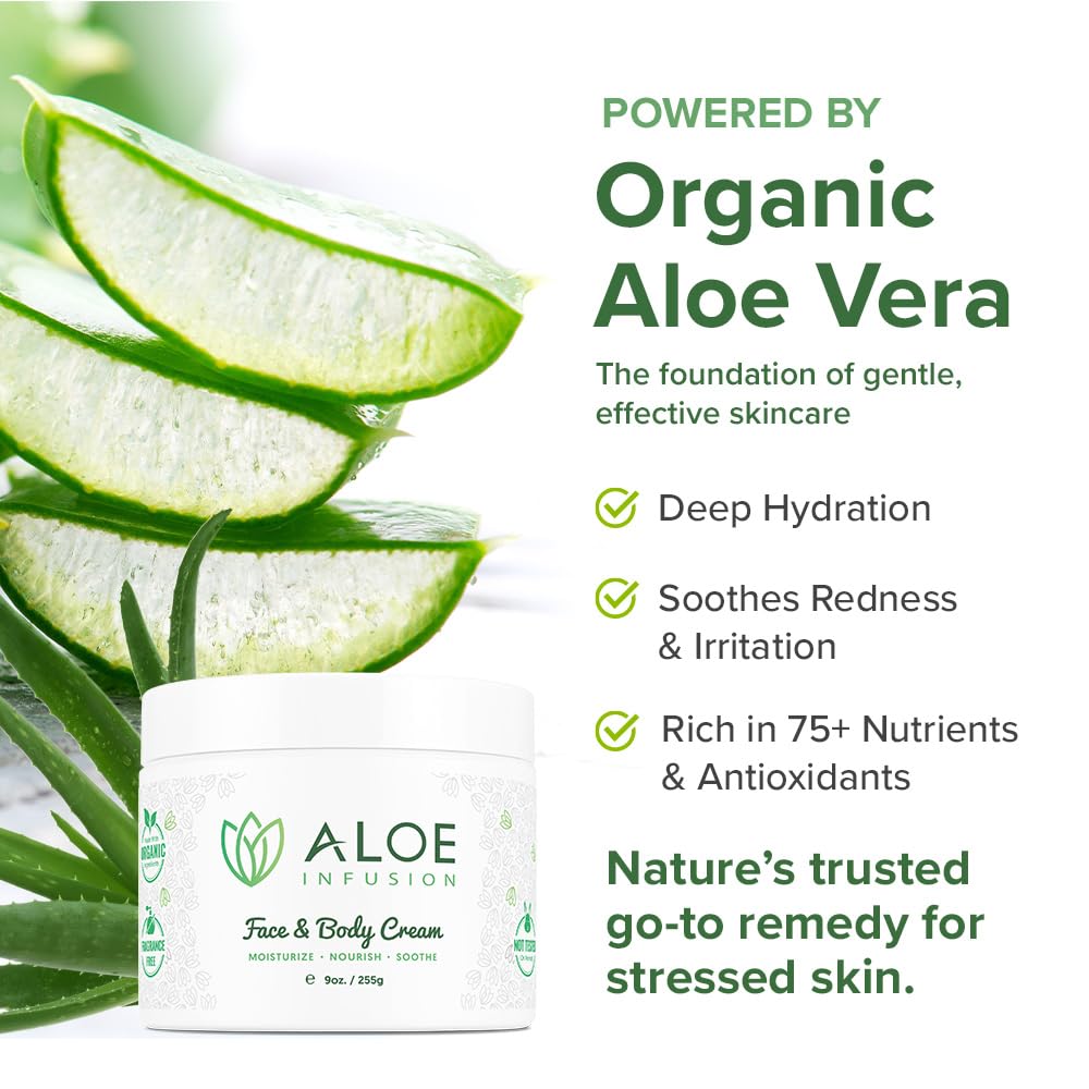 Aloe Infusion ingrédients nourrissants: karité, jojoba, miel de manuka