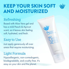 ALOE UP Après Soleil – gel d'aloe vera pur pour hydratation légère