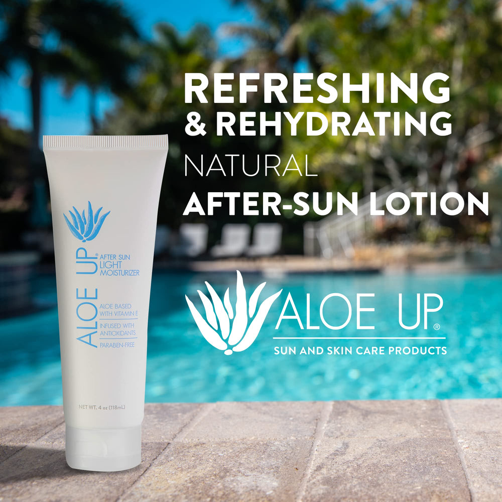 ALOE UP Après Soleil – parfum pêche-abricot apaisant après soleil