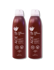 ALOE UP - bouteille spray bronzante, séchage rapide et non gras.