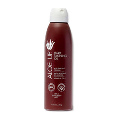 ALOE UP huile bronzante en spray pour corps et visage, hydratation légère sans gras.