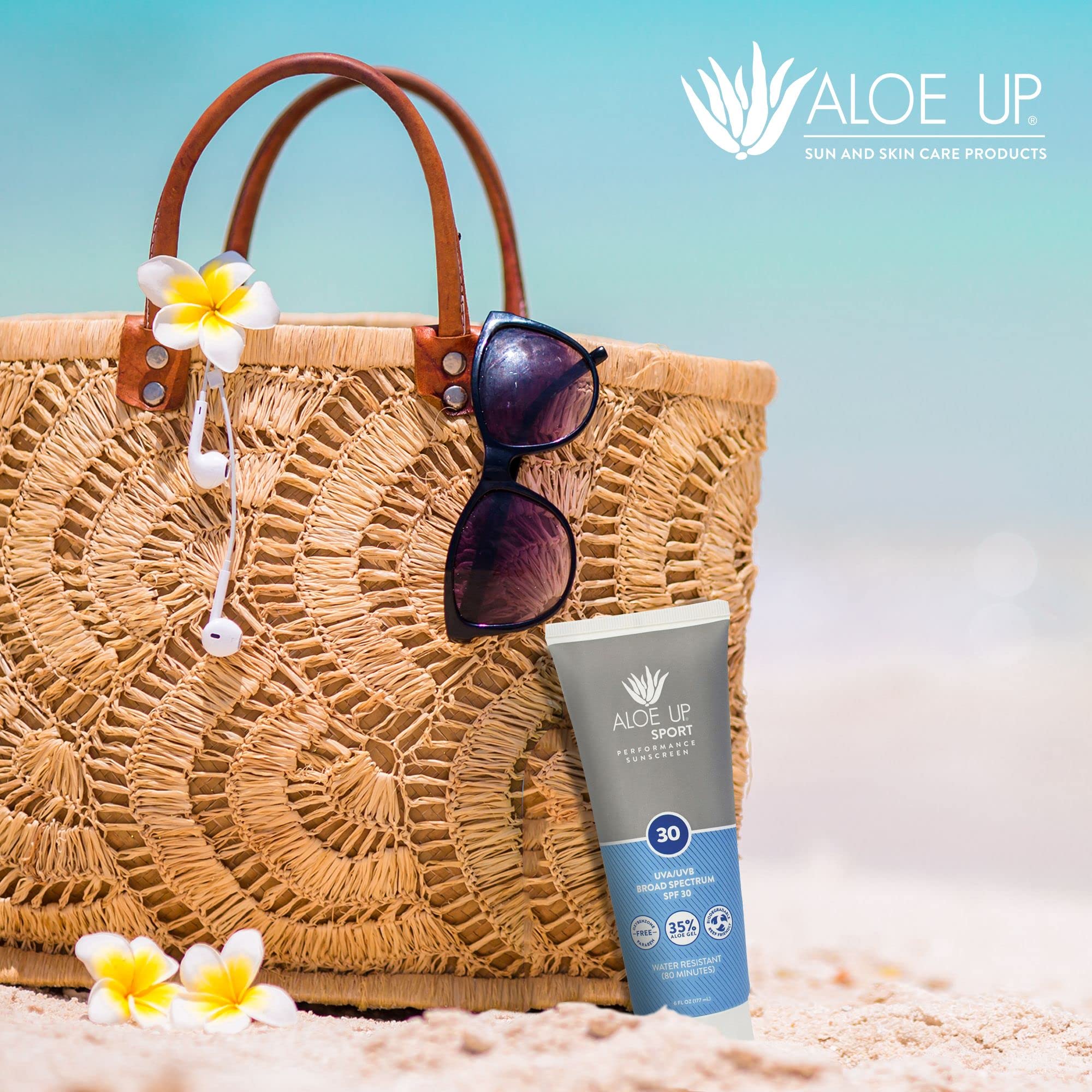 Aloe Up-lotion solaire sport: quatre décennies d’expertise du soin solaire.