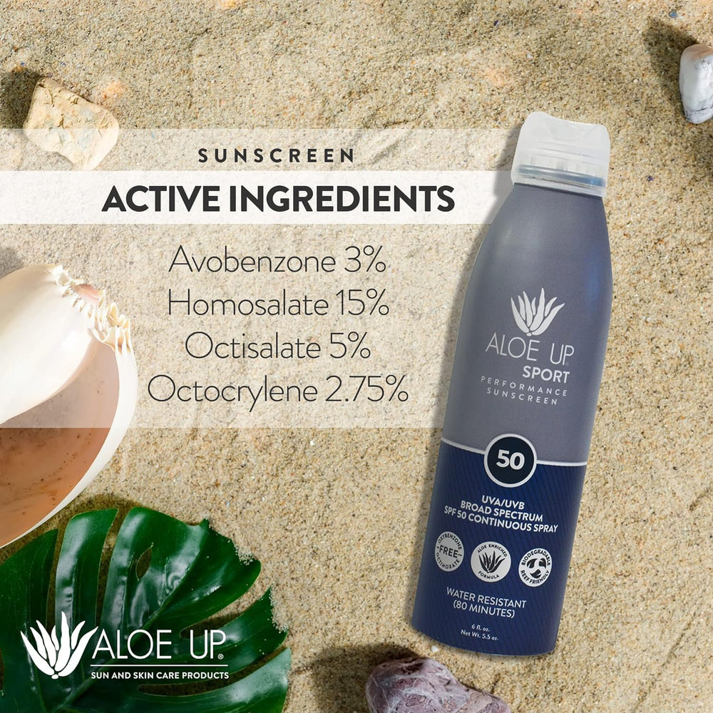 Aloe Up Résistance eau 80 minutes, protection pendant l'effort.