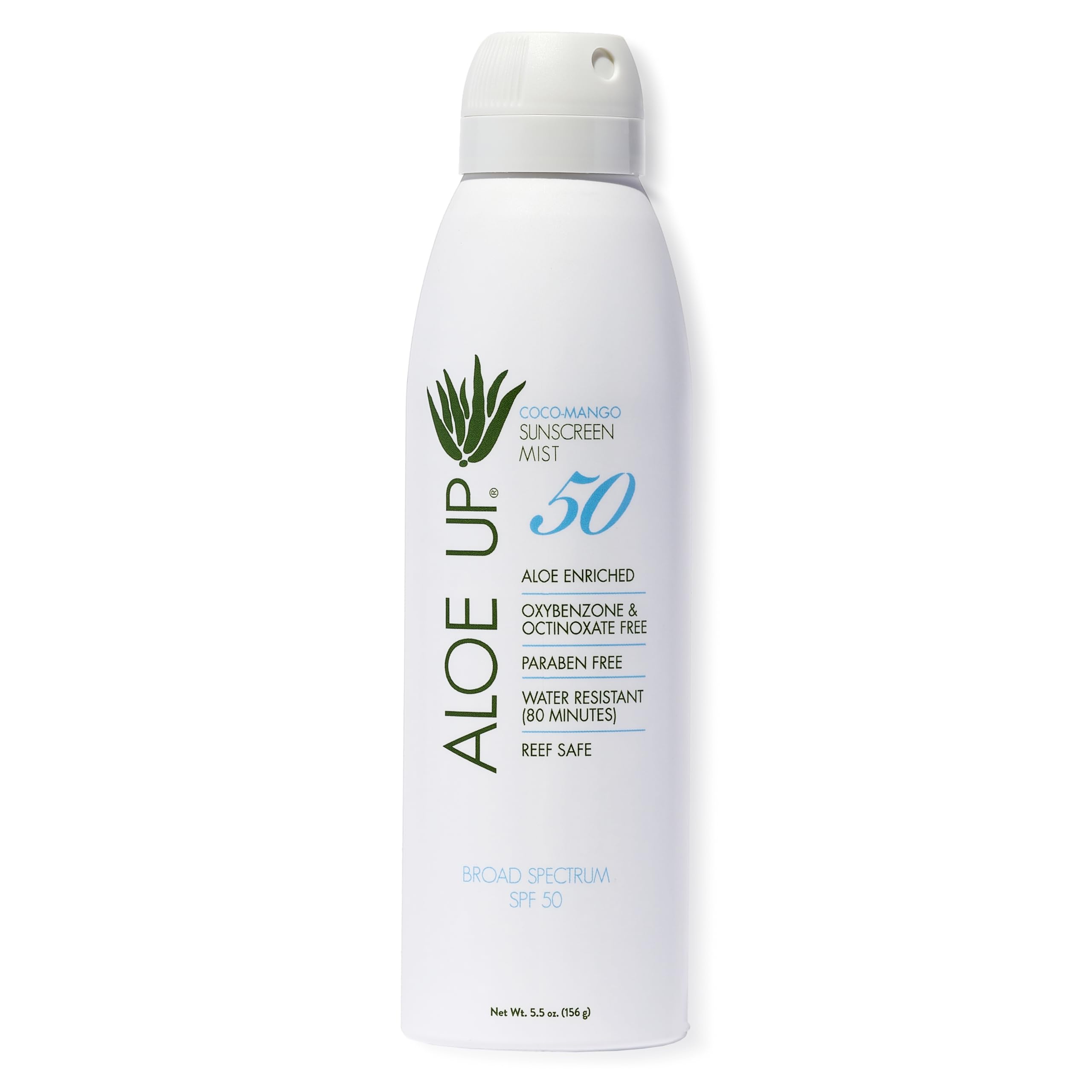 Aloe Up spray visage et corps SPF50, protection pratique et rapide tout au long de la journée