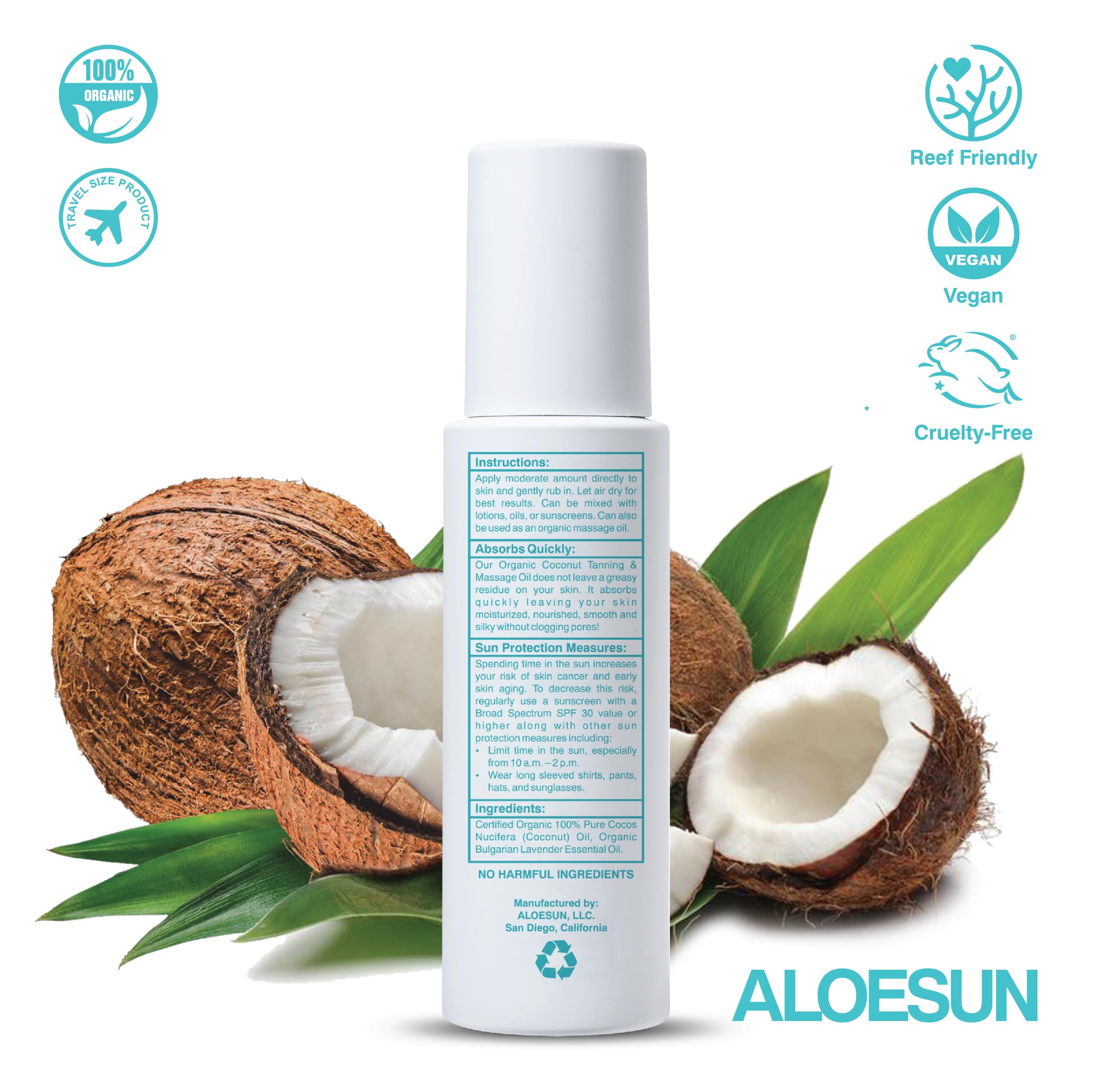 ALOESUN vegan cruelty-free: produit éthique et naturel.