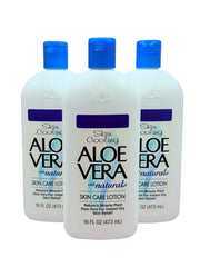 Texture légère de la lotion Aloe Vera absorbe rapidement.