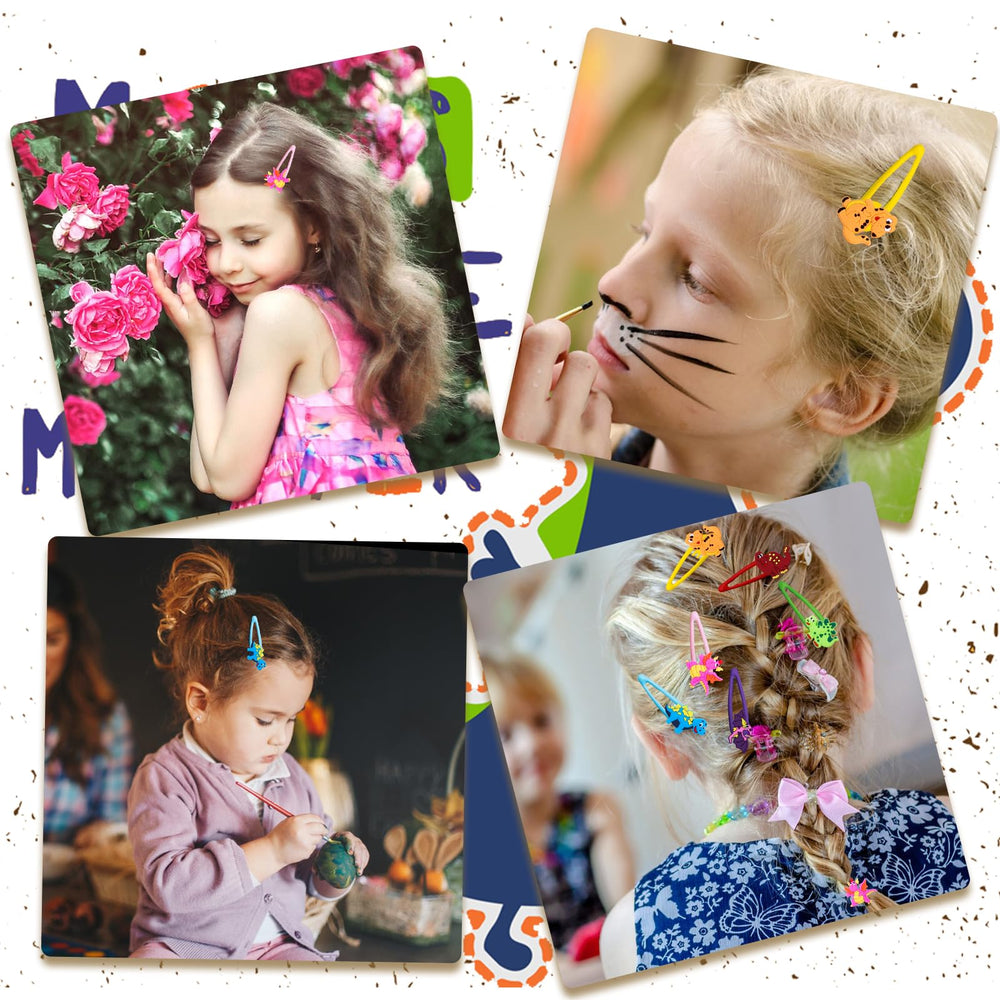 Barrettes dinosaure Alomois pratique pour compléter une tenue quotidienne.