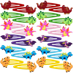Barrettes dinosaure Alomois sans glissement pour une tenue durable.