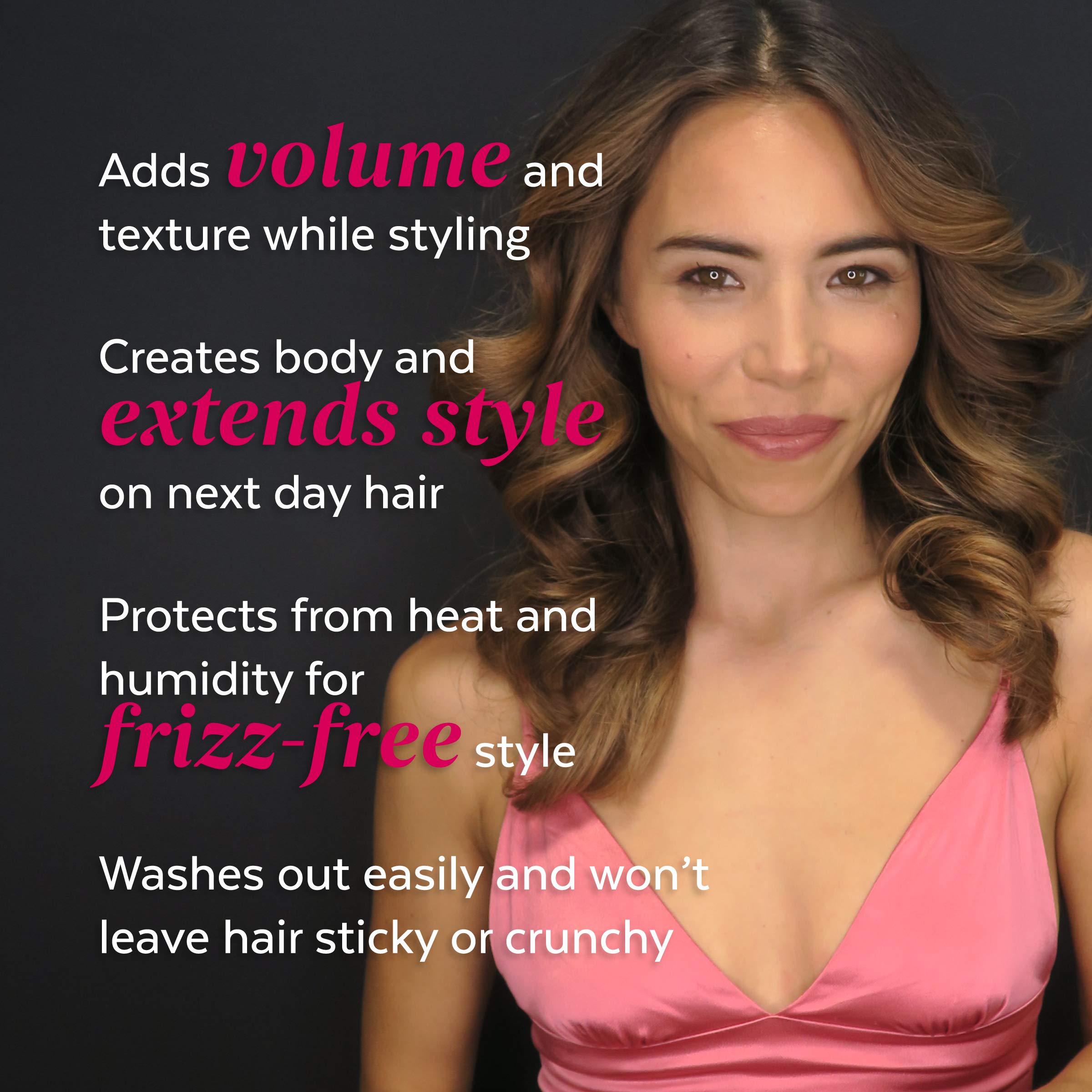 ALOXXI Bombshell – application-cheveux-sec : réactivation facile et texture remise en forme.