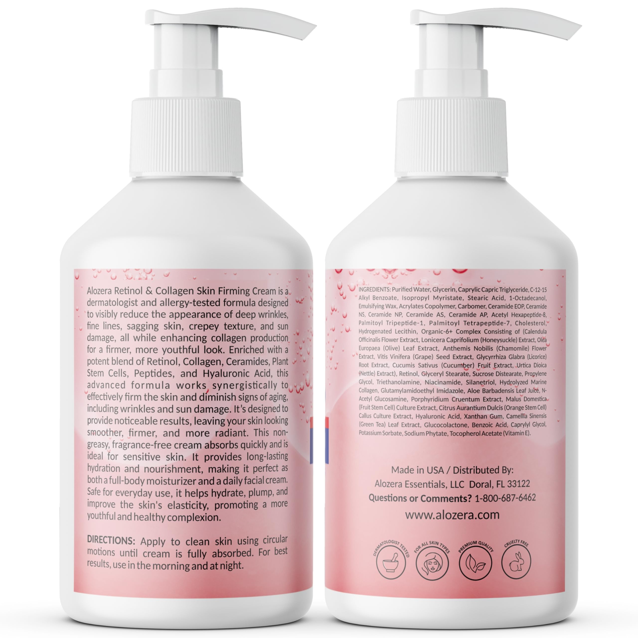 Étiquette biologique et sans parfum, symbole de qualité Alozera.