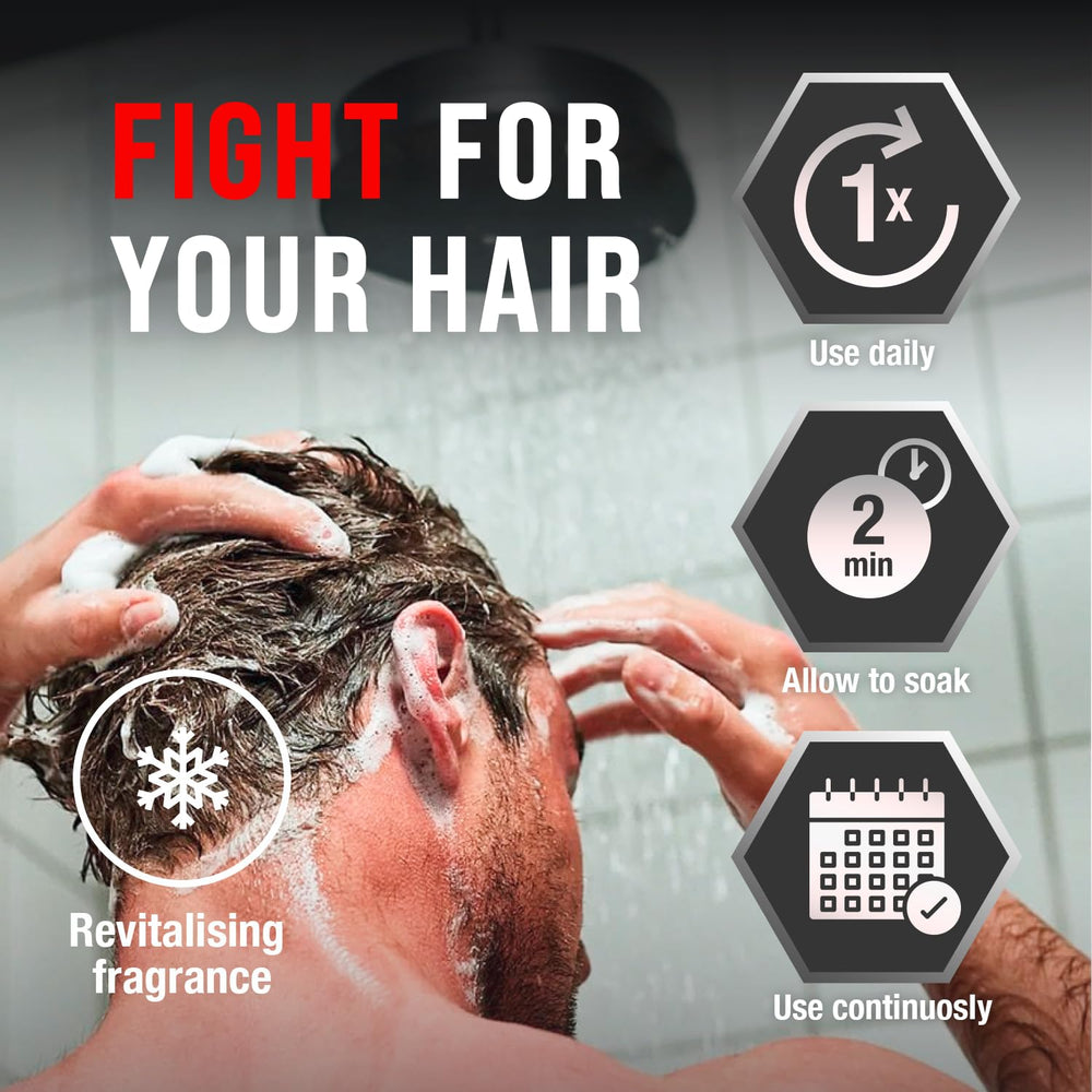 Packaging soigné d’Alpecin C1, reflétant fiabilité et routine capillaire masculine.