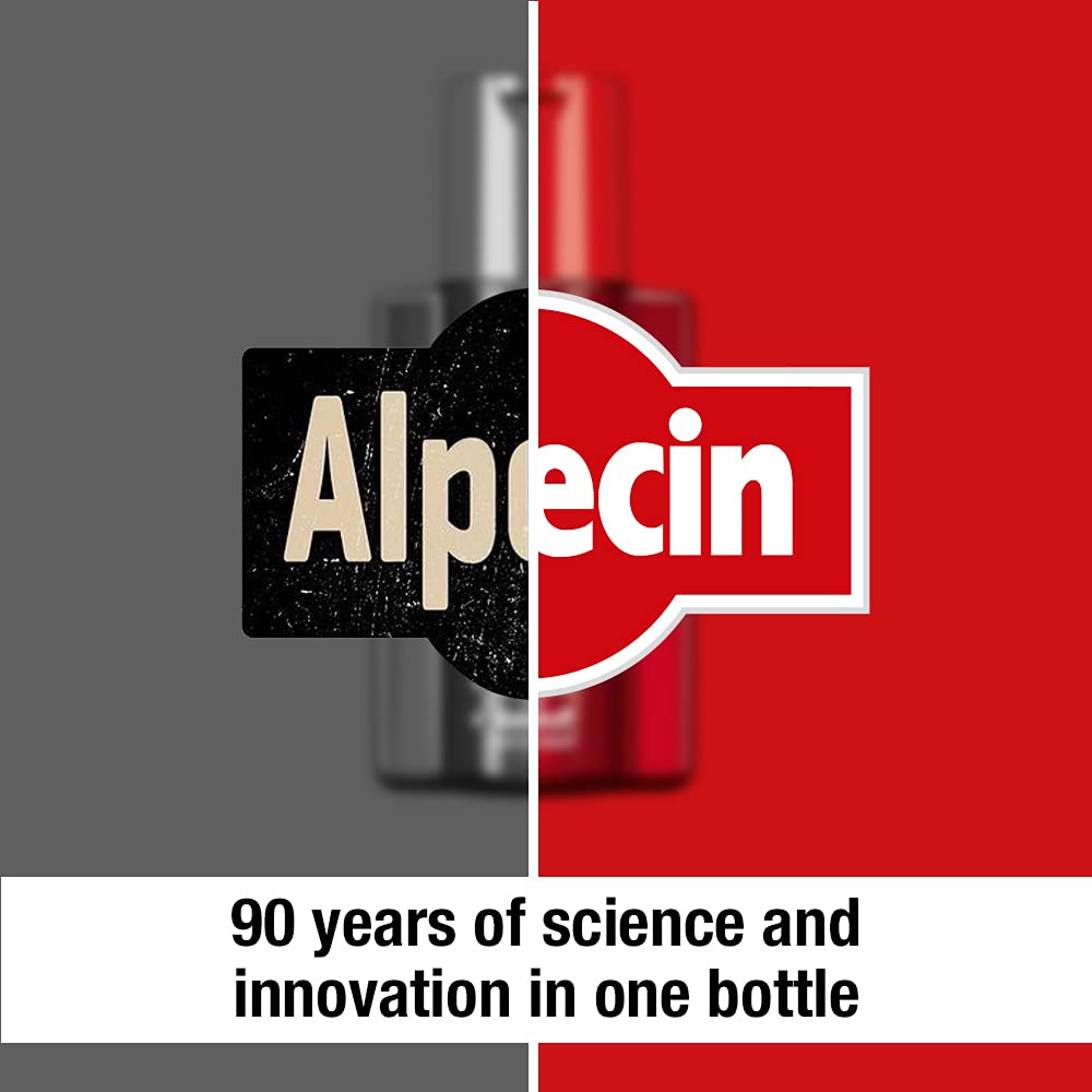 Routine quotidienne avec Alpecin Double Effect pour les racines.
