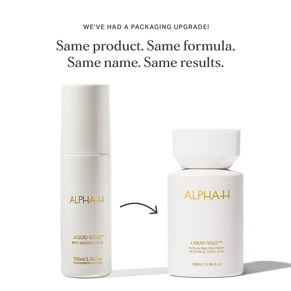 Alpha-H Liquid Gold: gouttes visibles prêtes à l’application