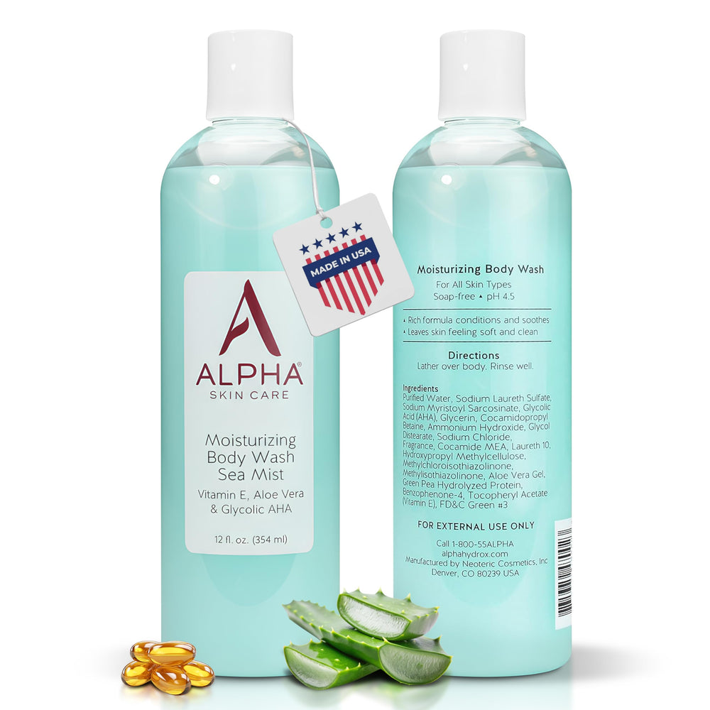 Alpha Skin Care: vitamine E et ingrédients actifs, nourrissent et protègent la peau.