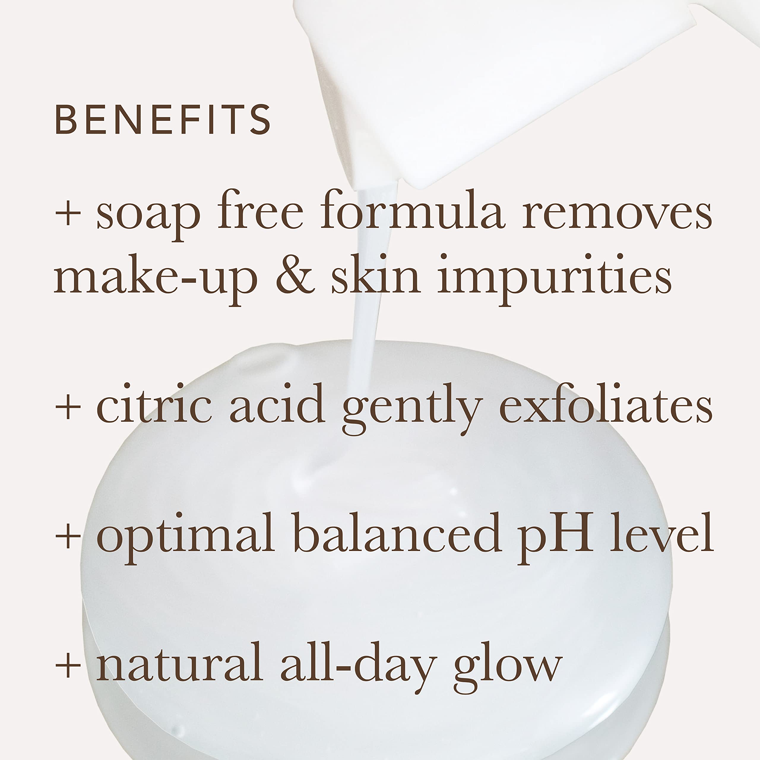 Alpha Skin Care: peau lumineuse après utilisation du nettoyant visage