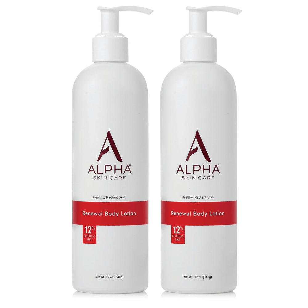Lotion corps Alpha Skin Care avec 12% AHA, hydratation et renouvellement
