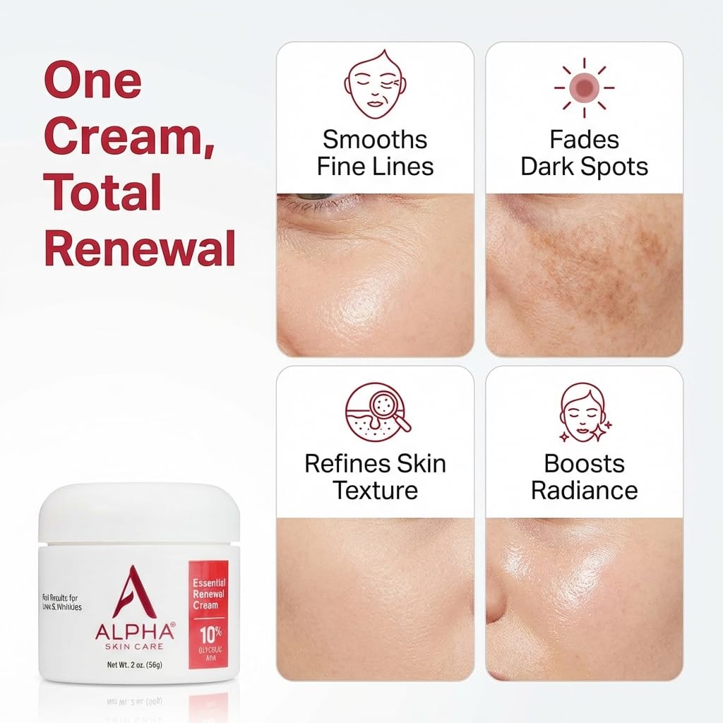 Texture satinée Alpha Skin Care qui glisse facilement et laisse la peau confortable.