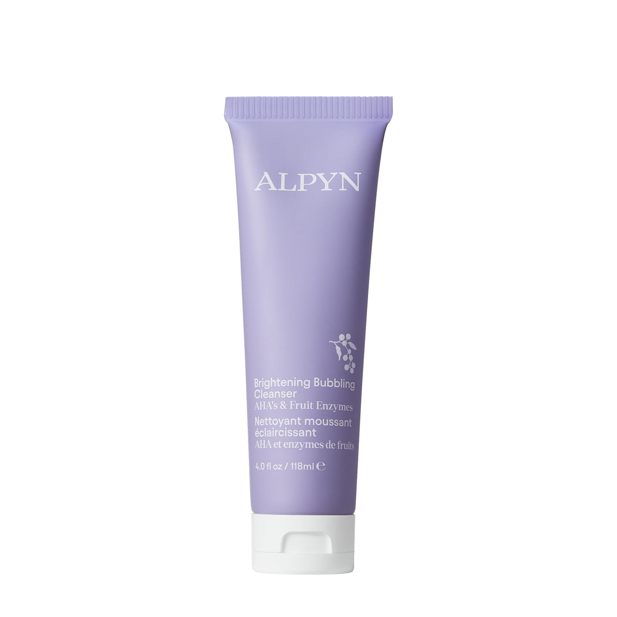 Alpyn Beauty nettoyant visage crème mousseuse aux enzymes de fruits nettoie et hydrate