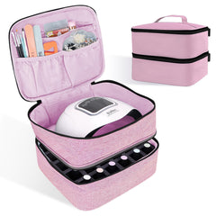 ALSLEA Organisateur vernis montrant le rangement compact pour 30 flacons