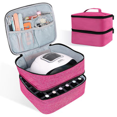 ALSLEA Organisateur vernis 30 bouteilles ouvert, rangement pratique et esthétique.