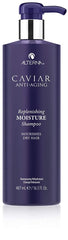 Après‑Shampoing Alterna Caviar Anti‑Âge en bouteille, brillance et coiffage facilité.
