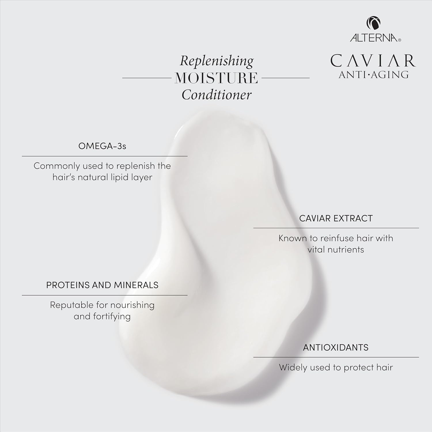 Protection de couleur par Alterna Caviar Anti-Âge, aide à préserver l'éclat.