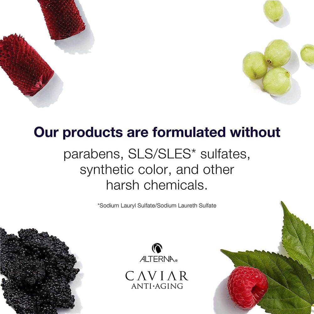 Alterna CAVIAR-ingredients-omega – actifs riches nourrissent et protègent contre le vieillissement.