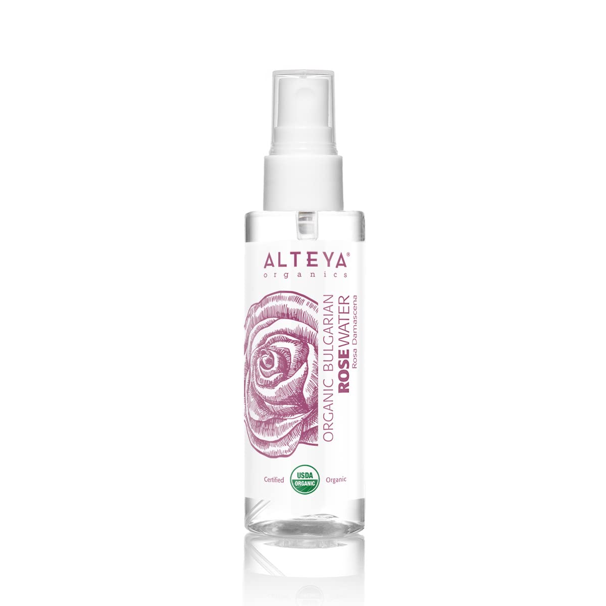 Alteya Organics eau de rose bulgare en spray, idéal pour tonifier la peau.