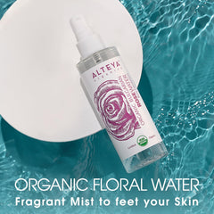 Alteya Organics pétales rose damascena bulgare, extrait pur pour la peau.