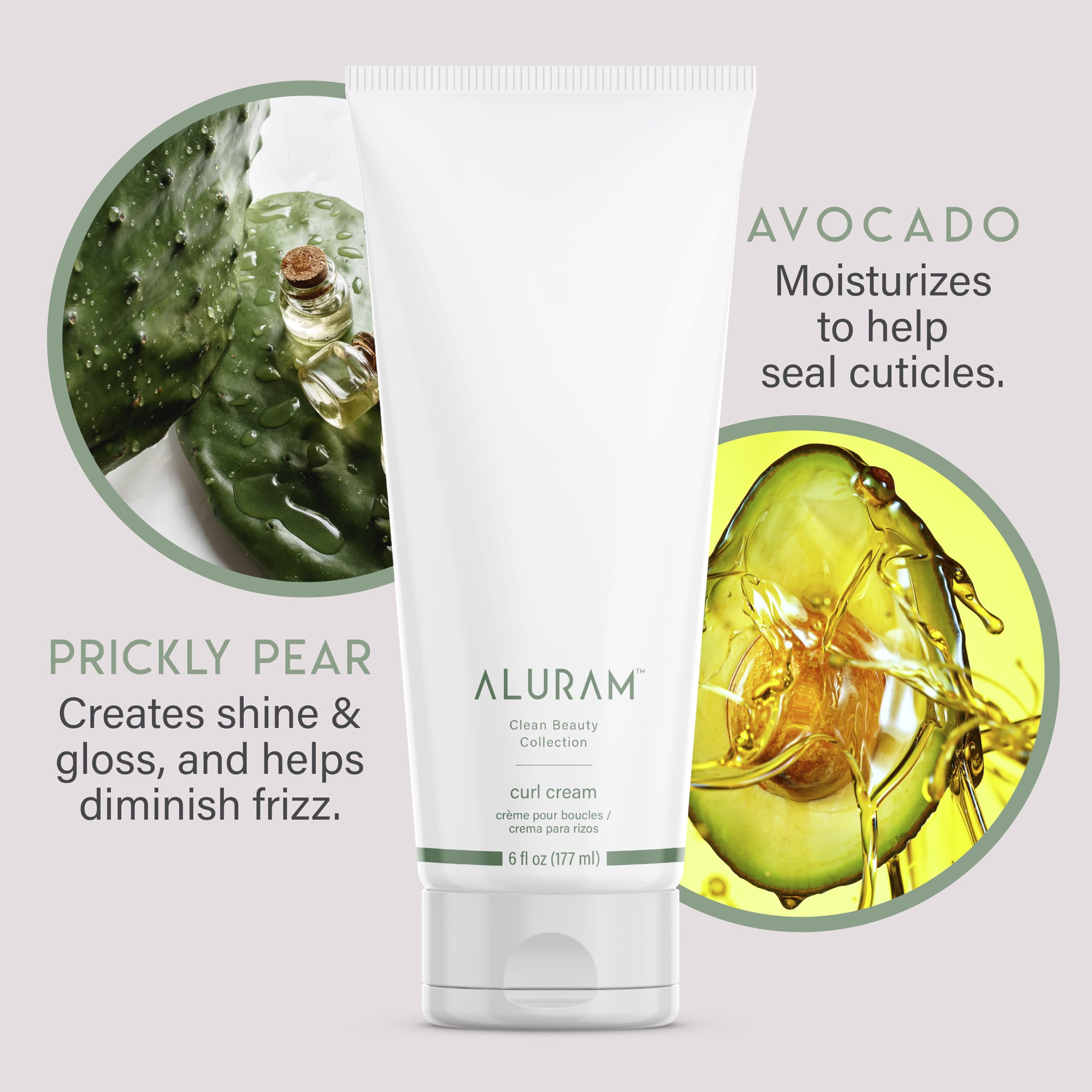 ALURAM Curl Cream boucles douces et texturées au toucher agréable