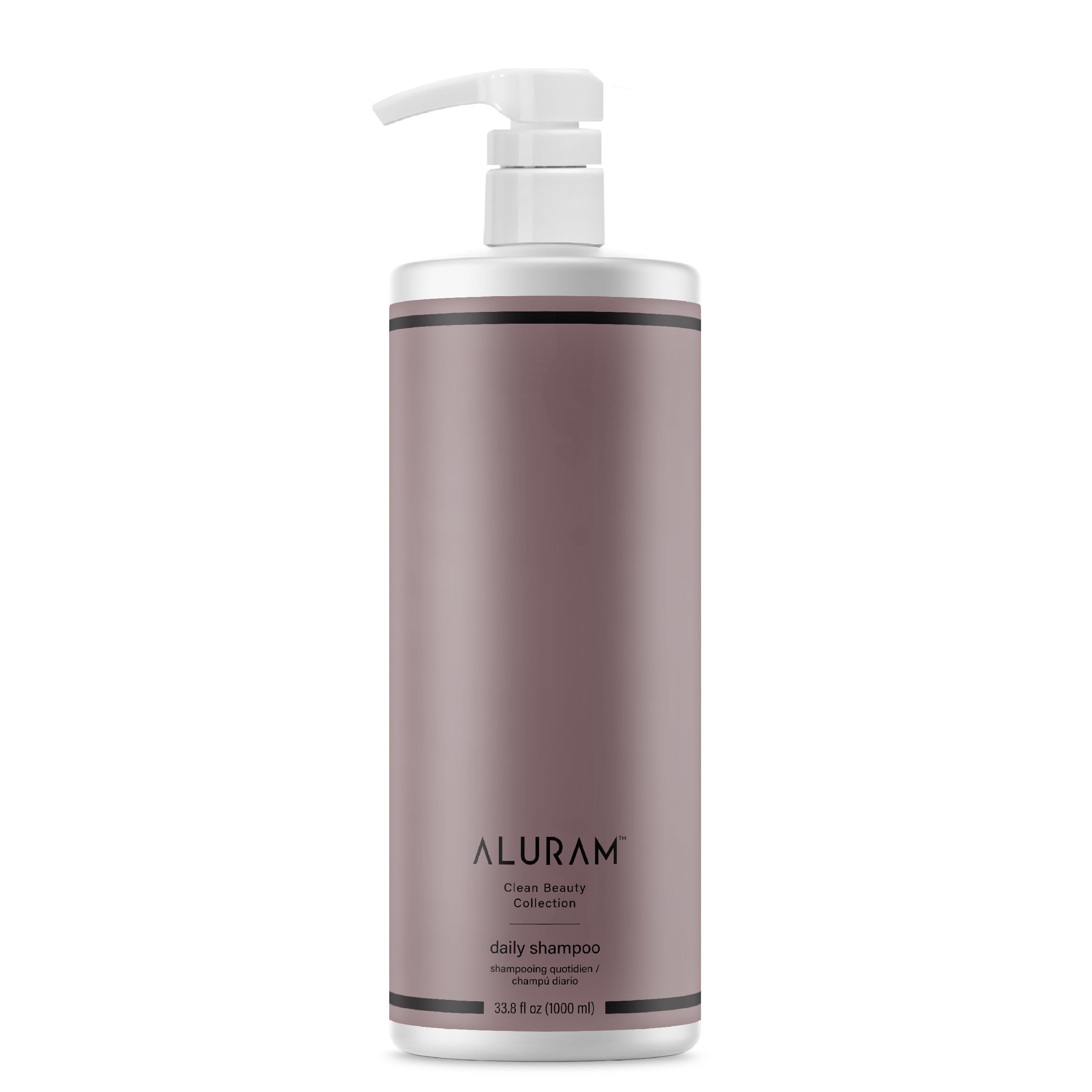 ALURAM Shampoing quotidien à l’eau de coco — bouteille lumineuse pour hydratation durable.