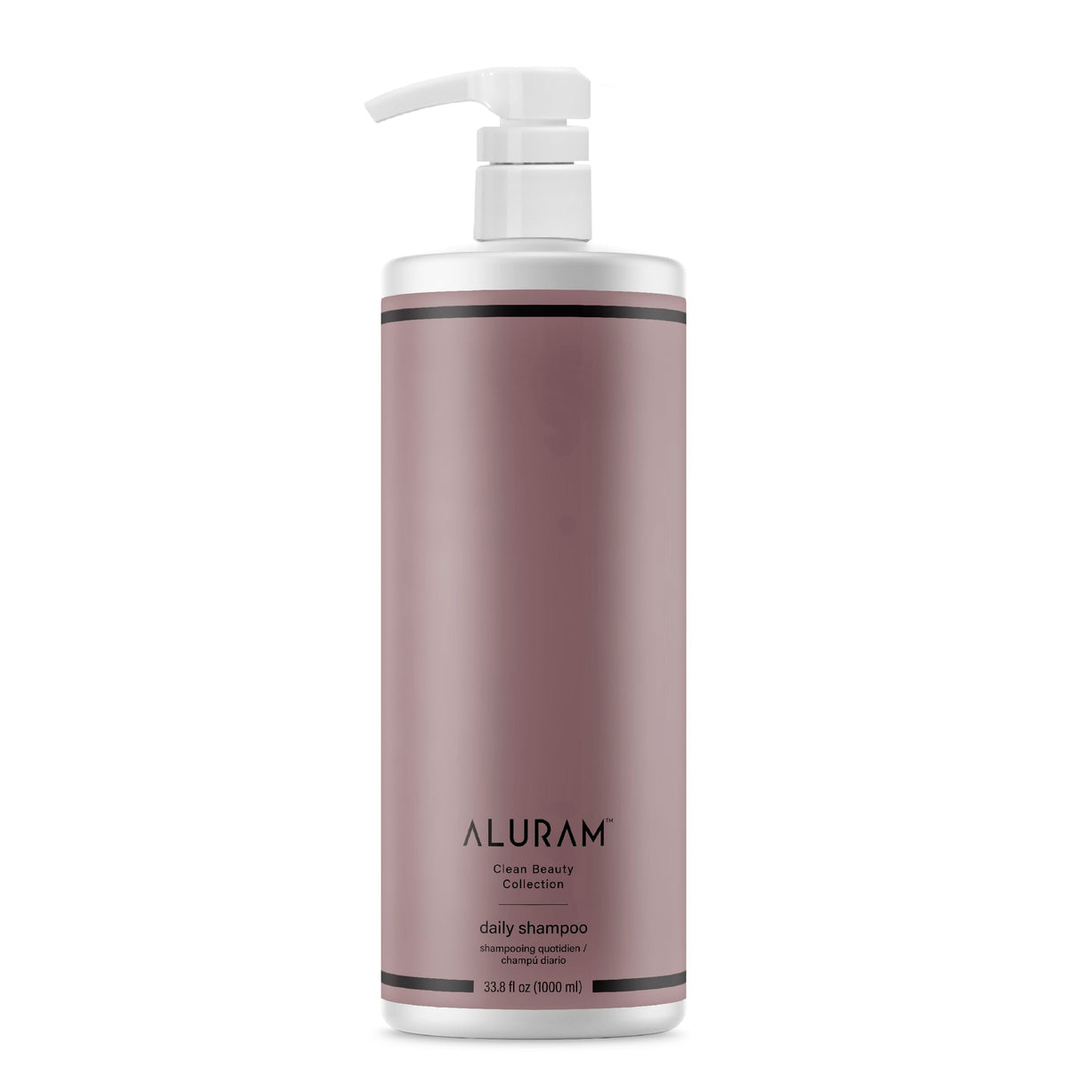 ALURAM Shampoing quotidien à l’eau de coco — bouteille lumineuse pour hydratation durable.