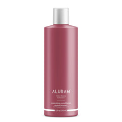ALURAM Conditionneur Volume: bouteille illustrant l'emballage sans silicone pour un soin léger.