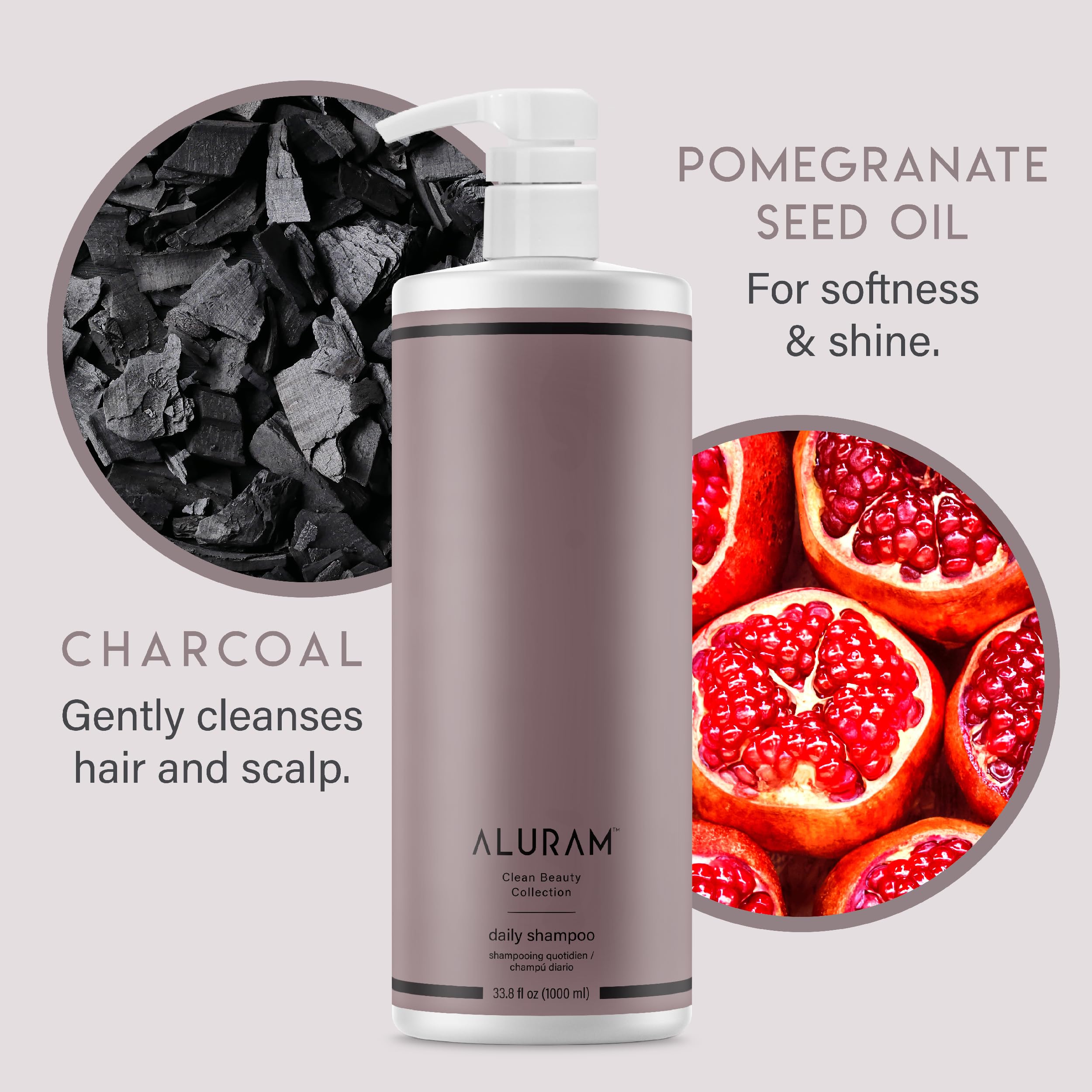 ALURAM Sans sulfates et sans parabènes pour une routine cheveux plus respectueuse.