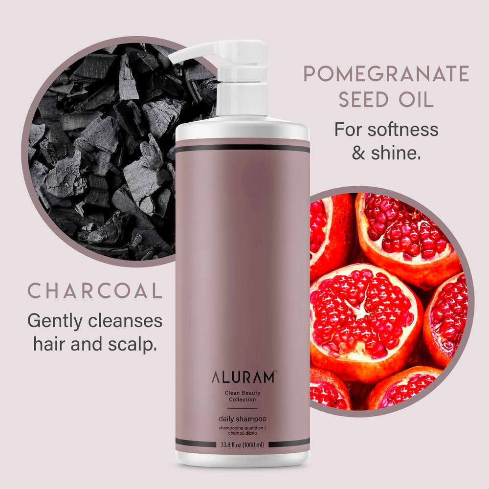 ALURAM Sans sulfates et sans parabènes pour une routine cheveux plus respectueuse.
