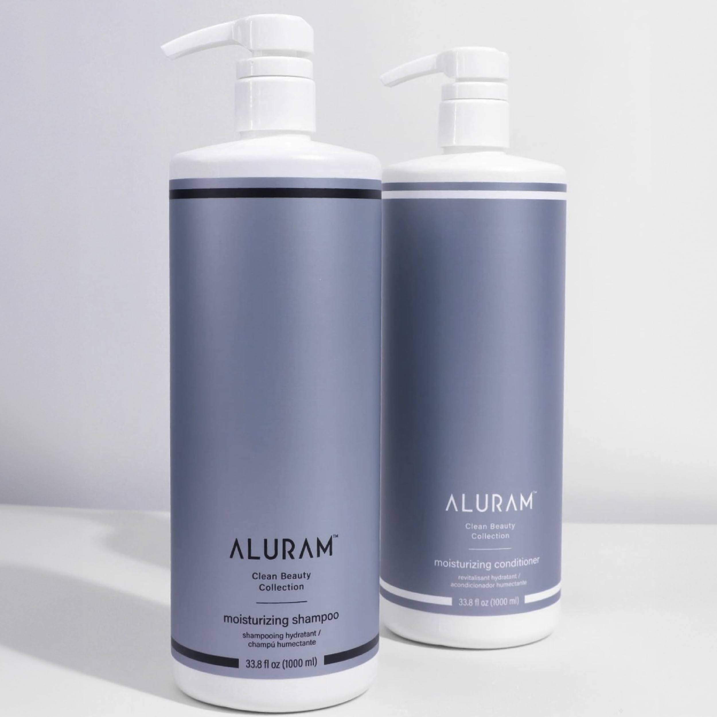 ALURAM Shampoing Eau de Coco – étiquette claire, sans sulfates et sans parabènes.
